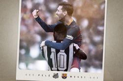 Messi cân bằng kỷ lục của 'Vua' Pele