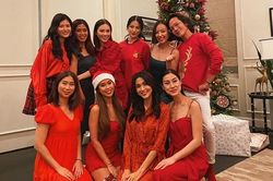 Tiệc Noel sớm của Tăng Thanh Hà bên Linh Rin, Tiên Nguyễn