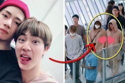 Jin BTS 'cạch mặt' nhau với V mà vẫn mặc đồ đôi