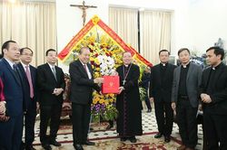 Phó Thủ tướng Thường trực Trương Hòa Bình chúc Giáng sinh đồng bào Công giáo