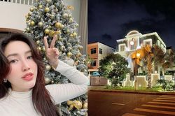 Cận cảnh 'lâu đài' triệu đô của Bảo Thy lộng lẫy mùa Giáng sinh