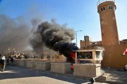 Mỹ kích hoạt hệ thống phòng thủ C-RAM ngăn chặn tên lửa tấn công Đại sứ quán ở Baghdad