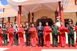 Khánh thành Đền thờ liệt sỹ Khu di tích quốc gia khu vực Đồn Long Khốt