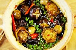 Nấm kho tiêu chay