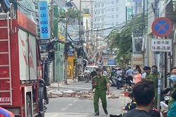 Hiện trường vụ nổ ở TP.HCM