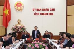 Bộ trưởng Phùng Xuân Nhạ làm việc với lãnh đạo tỉnh Thanh Hóa