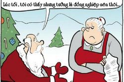 Ông già Noel mất trộm vì tưởng được tặng quà