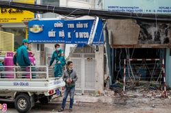 Thông tin mới vụ nổ bung tường ở Phú Nhuận
