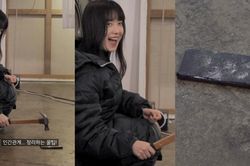 Goo Hye Sun gây tranh cãi vì thẳng tay dùng búa đập nát iPhone đắt tiền