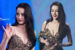 Địch Lệ Nhiệt Ba thích làm màu: Khoe vòng 1 cho cố rồi lấy tay che 'hời hợt'