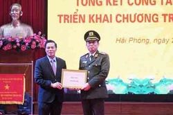 Khen thưởng CA Hải Phòng phá vụ hơn nửa tấn ma túy giấu trong container