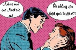 Vợ tẽn tò vì quà Giáng sinh của chồng