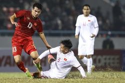 Cầu thủ U22 chơi máu lửa trước đội hình B tuyển Việt Nam