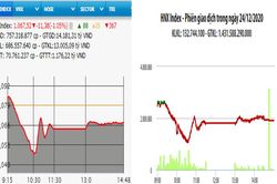 Chìm trong sắc đỏ, VN-Index giảm hơn 11 điểm