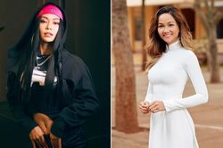 H'Hen Niê nữ tính với áo dài trắng, Mâu Thủy mặc kín mít vẫn khoe được eo thon nóng bỏng