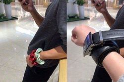 Ngã ngửa với lý do cô gái bắt bạn trai đeo chun buộc tóc vào cổ tay