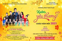 Đan Trường và nhiều ca sỹ nổi tiếng hát tại Xuân yêu thương Đà Nẵng