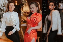 Phi Nhung sang trọng với váy bó sát, xẻ cao