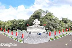 Xây dựng mô hình biểu trưng Chiến khu Đ