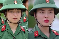 Mặt mộc của Khánh Vân, Nam Thư ở Sao nhập ngũ 2020