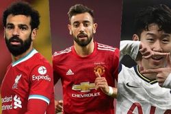 Cuộc đua phá lưới Ngoại hạng Anh: Salah sáng giá nhất. Bruno Fernandes xếp sau Son Heung-min