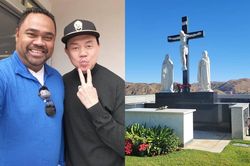 Dũng Taylor đến viếng mộ cố nghệ sĩ Chí Tài, chia sẻ về mối duyên với người anh quá cố