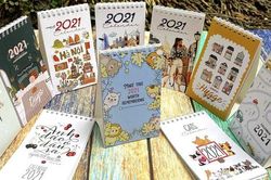 Nhiều mẫu lịch Tết độc đáo chào năm mới 2021