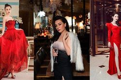 Tiểu Vy, Phi Nhung 'đốt mắt' người hâm mộ với váy cúp ngực