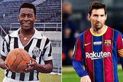 Messi vẫn chưa phá kỷ lục ghi bàn của Vua bóng đá Pele