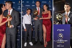 Bạn gái Ronaldo gợi cảm trong lễ trao giải Cầu thủ hay nhất thế kỷ