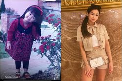 Siêu rich kid Tiên Nguyễn lộ ảnh ngày bé, minh chứng 'cute từ bé'