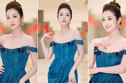 Jennifer Phạm diện váy dạ hội trễ nải, khoe chân dài nóng bỏng giữa tiết trời giá rét