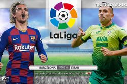 Soi kèo nhà cái Barcelona vs Eibar. Trực tiếp bóng đá vòng 16 La Liga