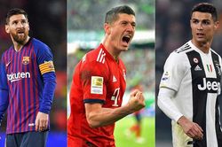 Top 10 tiền đạo xuất sắc nhất thế giới: Ronaldo, Messi xếp sau 'hàng thải' M.U