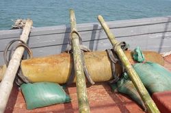 Phát hiện quả bom nặng 330kg khi đang bắt cá