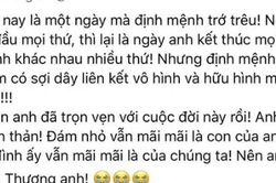 Chồng của vợ đầu ca sĩ Vân Quang Long gửi lời tiễn biệt đầy xúc động