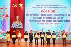 Phong trào 'Toàn dân đoàn kết xây dựng đời sống văn hóa' quận Bắc Từ Liêm ngày càng chuyển biến tích cực