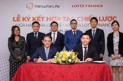 Hanwha Life Việt Nam ký kết hợp tác chiến lược cùng Lotte Finance và Gene Solutions