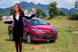 Xe bình dân Toyota Vios trúng biển 'ngũ quý 7' tại Hà Nội