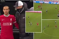 Thiago chứng tỏ đẳng cấp sau 17 phút tái xuất ở Liverpool