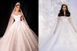 Hoa hậu Tiểu Vy & Lan Khuê khoe điểm vàng hút mắt với váy cưới công chúa cổ tích