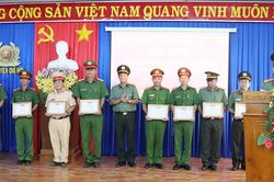 Công an huyện Chợ Mới: tổng kết công tác Công an năm 2020