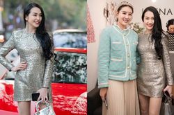 Hương Baby đi siêu xe 17 tỷ, diện đồ hiệu sang chảnh đến mừng Hà Lade thành bà chủ