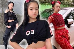 Bé gái Cần Thơ 12 tuổi chuyên đọ sắc Hoa hậu diện croptop ngắn
