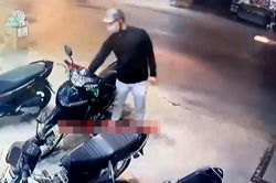 Đang bẻ khóa xe máy, tên trộm thất thần vì tình huống bất ngờ