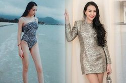 Có đôi chân ngàn vàng, nhưng đường cong body gái 3 con của vợ Tuấn Hưng nay suông đuột
