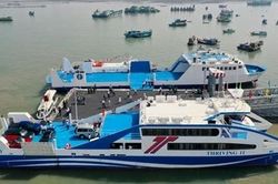 Đi phà biển từ Cần Giờ xuống Vũng Tàu chỉ còn 30 phút