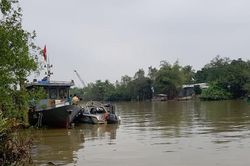 Nỗ lực tìm Đại úy CSGT mất tích trên sông khi tuần tra