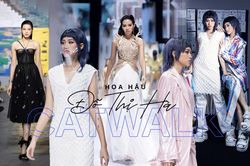 Hoa hậu Đỗ Thị Hà catwalk: khi bị 'át vía', lúc thần thái hơn người
