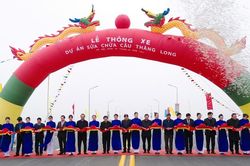 Cầu Thăng Long chính thức thông xe, kết nối hoàn chỉnh đường Vành đai 3